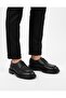100% Genuine Leather Black Casual Comfortable Classic Men's Shoes - Non-Slip Sole - 6