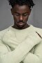Oversized Shaggy Furry Crew Neck Loose Sports Sweater - 3
