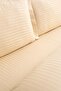 Honey Foam 100% Cotton Satin Single Fitted Sheet Set 100 X 200 - Bristol Sheet / Pillow Set - 2