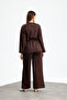 Women's Puff Scuba Kimono-Pants Two-Piece Set - 6