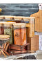 12-Piece Mica Spice Set with Wooden Lid and Label - Leakproof Luxury Acrylic Spice Rack 300 m - 2