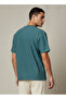 Men Regular Fit Crew Neck Short Sleeves Textured T-shirt - 3