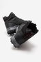Women's Hooked Trekking; Black Smoke Red - 4