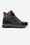 Men's Hooked Trekking Shoes; Smoked Black Yellow - 2