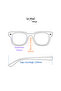 Square Gradient Purple Glass Unisex Sunglasses - 4