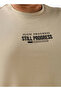 Men Regular Fit Crew Neck Short Sleeve Slogan Print T-shirt - 4