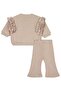 Ruffled 6-18 Month Set - Beige 12-18 Months - 3