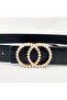 Stone Women's Belt Trouser Belt Shirt Belt Coat Belt - 2