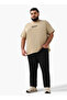Men Regular Fit Crew Neck Short Sleeve Slogan Print T-shirt - 2