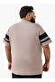Men Regular Fit Crew Neck Short Sleeve Tape Detail T-shirt - 3
