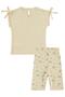 Cat Printed 6-18 Months Set - Ivory 12-18 Months - 2