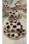 Kivilcim Porcelain Hand Painted Coffee Cup Set
