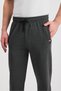 Black-Navy Blue-Grey-Anthracite Men's Zippered Pocket Embroidery Detailed Straight Leg Relaxed Fit 4-Piece Tracksuit cm - 6