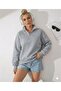 Women's Stand-Up Collar Half Zip Sweatshirt