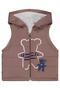 Teddy Bear Printed 3-Piece Set for 6-18 Months - Brown - 2