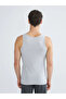 6-Piece Cotton Men's Undershirt with Straps - 4