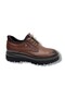 K1273-26 Genuine Leather Rubber Laced Anatomical Men's Shoes - 2