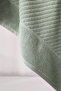 Diagonal Striped Bath Towel - 100% Cotton, Highly Water Absorbent Towel - Green - 2