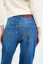 Blugi dama straight leg cu aspect decolorat - 3