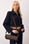 Women's Brown Knitted Model Hand and Shoulder Bag - 3