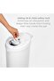 Steel Odour Locking Nappy Disposal Bin, No Special Bag Required Money Saving, Awards-Winning, Modern Design Registry Must-Have Nappy Bin, White - 7