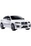 BMW X6 RC Car – 1:10 Scale 4-Function Remote Control SUV with LED Lights (White) - 2