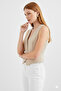 Women's Double-Breasted Cut Slim Fit V-Neck Button Detailed Vest - 2