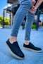 Yg117 Stamina Nuova Men's Casual Lace-Up Straw Sole Leather Classic Shoes Cht - Black - 4