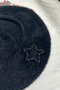 Soft Texture Sparkling Star Detail Painter Beret - 6
