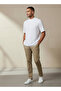 Men Mandarin Neck Textured Short Sleeves Shirt - 2