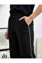 Women's Side-Seamed Trackpants with Elasticated Legs - 3