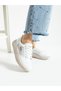 Desire White Lace-Up Anorak Women's Sports Shoes - 2