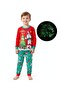 Unisex Red Gnome Christmas Tree Glow Pajamas
