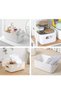 Sort 4 Pieces Bathroom Organizer White Color Plastic Multi-Purpose Bathroom Kitchen Office Organizer - 7