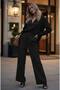 High Waist Velcro Closure Palazzo Pants - 2