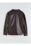 Ozmarka New Season Leather Look Girls' Shirt - 4