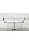 Premium Rectangular Bowl 28 cm Cast Silver with Legs & Presentation Stand & Cucumber - 3