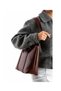 Soylu Bag Bordo Women's Shoulder and Arm Bag with Bear 25X34 cm - 3