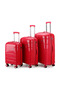PP Hard Shell 3-Piece Luggage Set | Lightweight Durable Suitcase with TSA Lock and 360 Wheels
