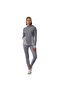 Active Warm Hybrid Zippered Hooded Women's Raincoat Gray - 3