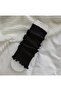 Vertical Striped, Fashionable, Versatile Baldir Socks for Women Acr7845 - Black