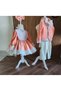 Twin Dress and Tuxedo Set - Birthday Set - Salmon Set - 6