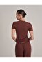 Fit Cut Short Sleeve T-Shirt Chocolate Brown - 7