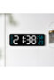 Large LED Digital Wall Clock with Remote Control Date Temperature Display - 6