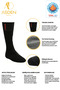6 Pairs of Thermal Men's Socks |   Extra Thick Towel Premium Cotton |   Burun Stitch-Free Winter (Navy Blue) - 2