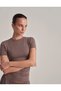 Fit Cut Short Sleeve T-Shirt Mink One Piece - 6