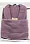Armina 8 Piece Bathrobe Set (Plum - Cream) - 2