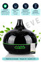 550ml Automatic Air Humidifier Steam Machine Room Humidifier Aroma Diffuser Marble Black - 2
