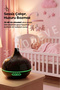 550ml Automatic Air Humidifier Steam Machine Room Humidifier Aroma Diffuser Marble Black - 6