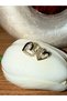 Minimal Emotional Heart-Shaped Steel Earrings for Girls and Women with Zircon Stone Gold - 2